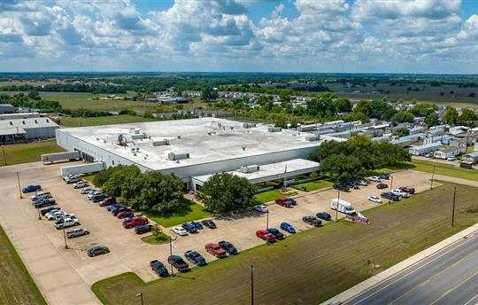 Aerial facility image of RRD Labels Solutions – Brenham